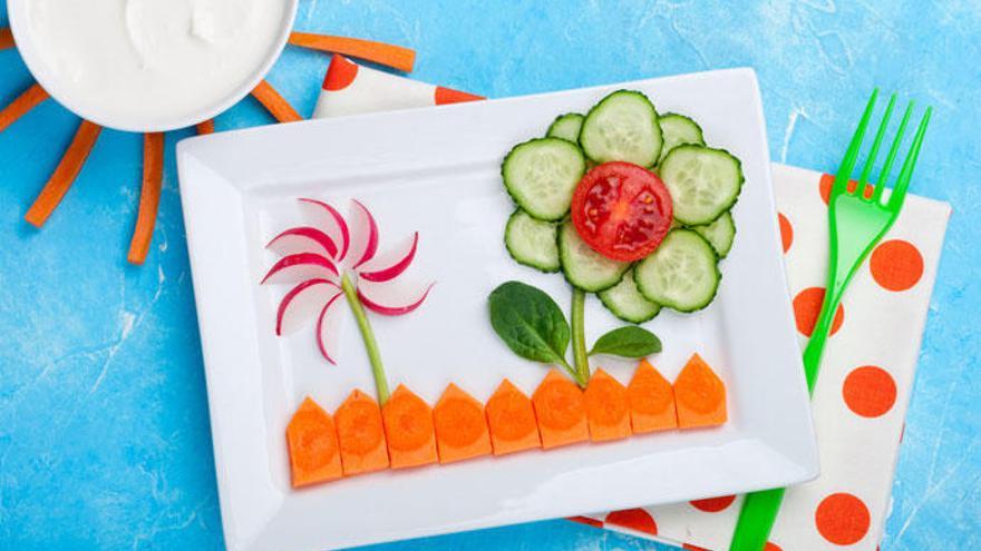 Ensalada divertida para niños