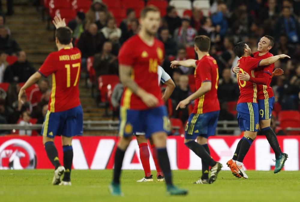 Las fotos del debut de Iago Aspas con España