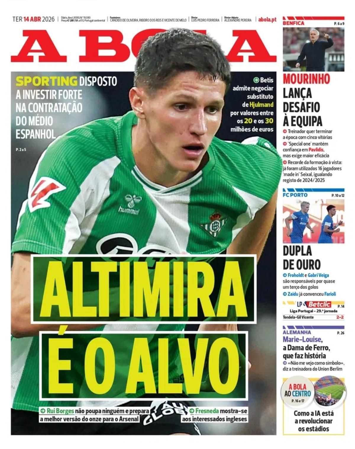 La 'operación remontada', en las portadas de la prensa deportiva de hoy