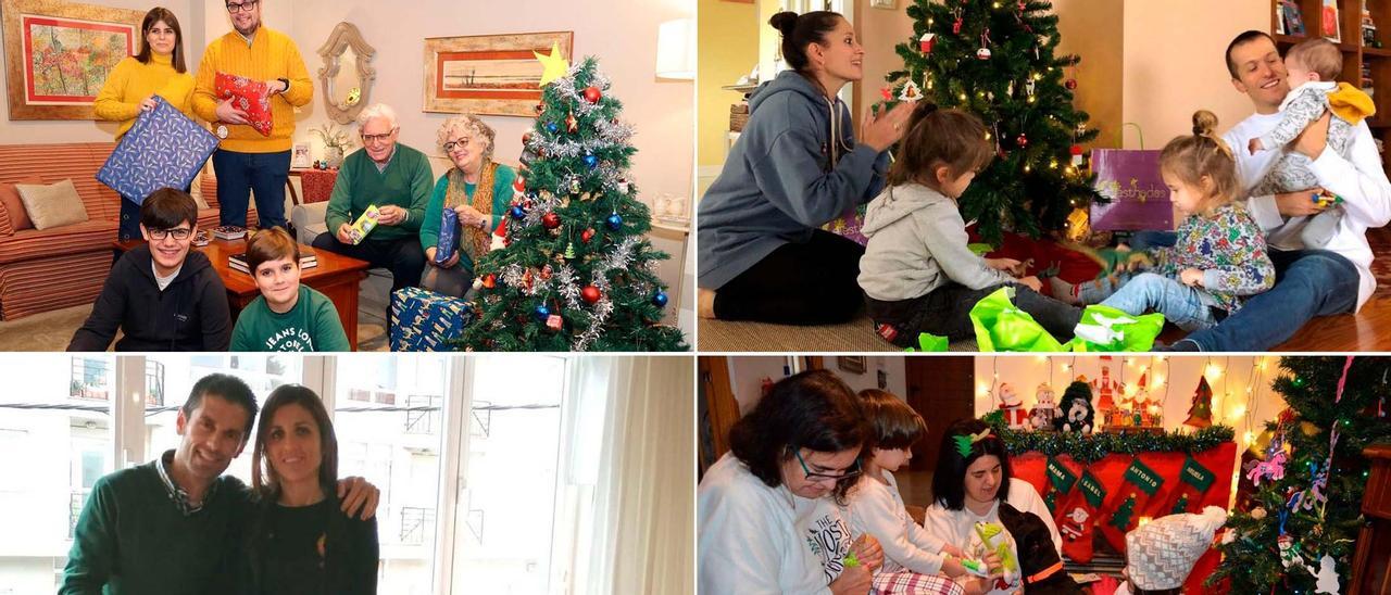 La emoción de abrir los regalos en compañía de los inseparables abuelos -  Faro de Vigo