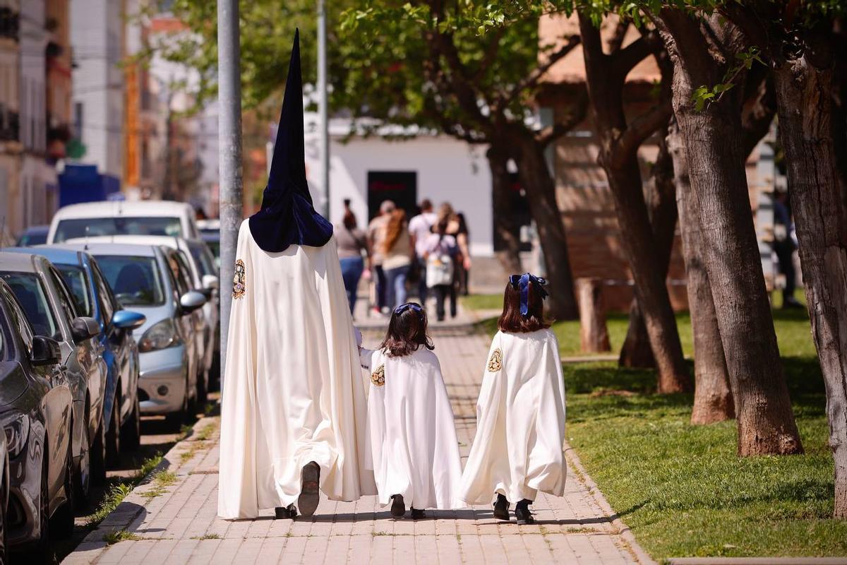 Nazarenos de La Estrella, el año pasado.