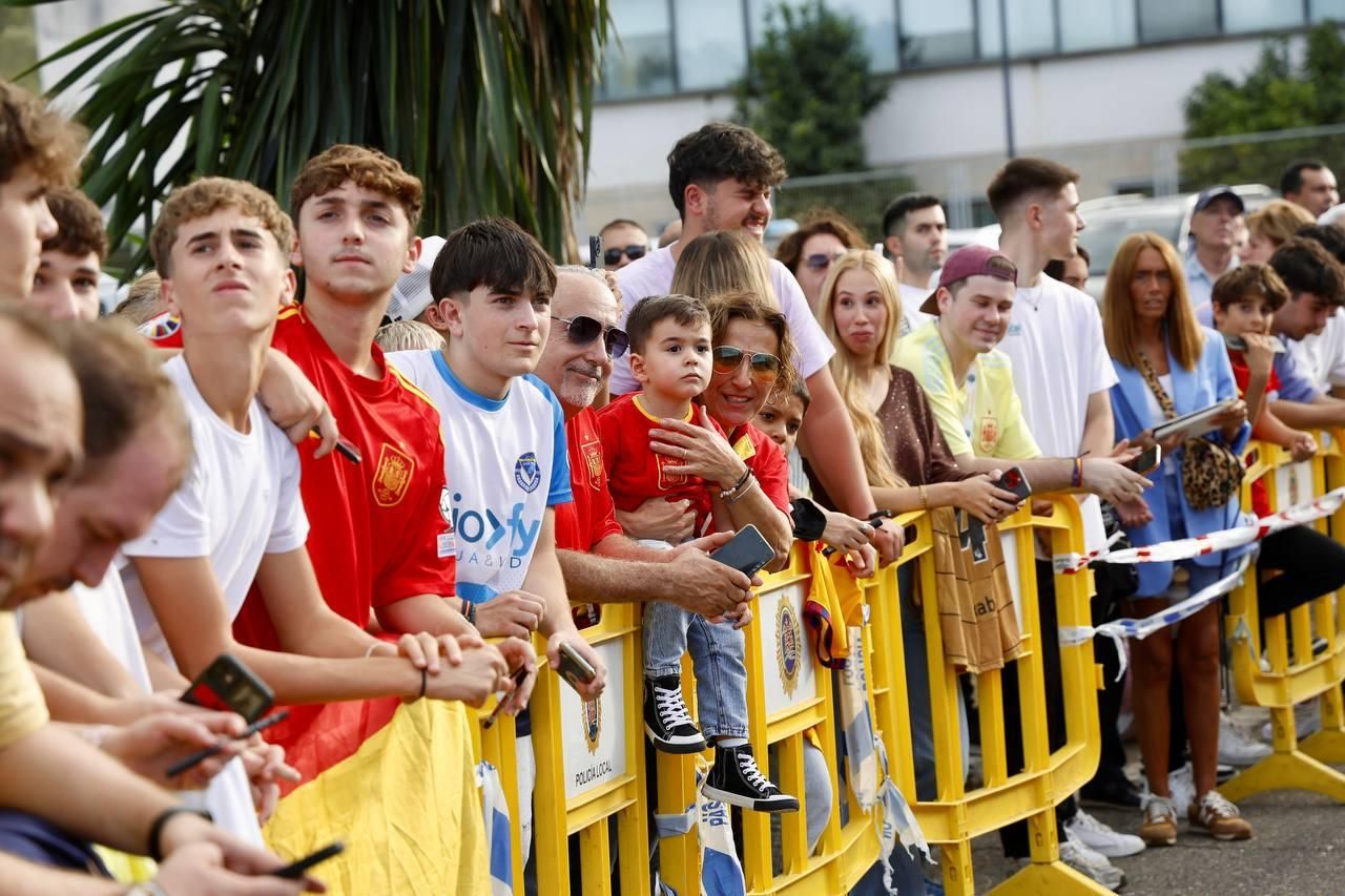La selección española en Córdoba: la afición se vuelca con los jugadores