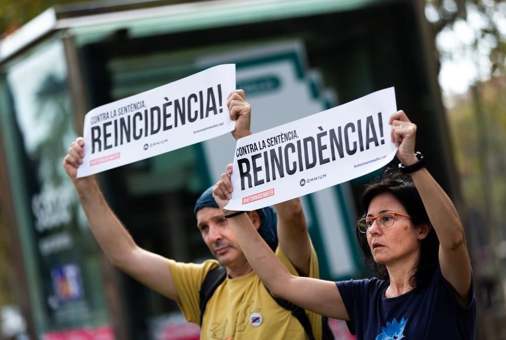 Acto de Omnium Cultural en contra de la ...