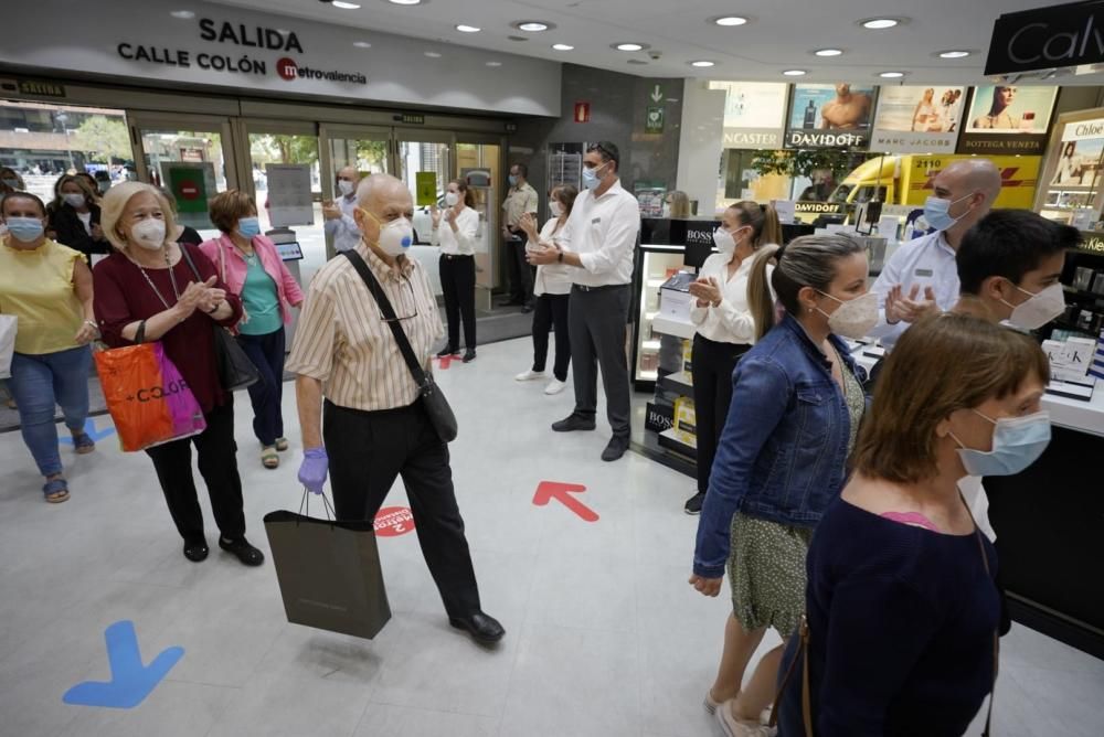 El Corte Inglés reabre sus puertas con la entrada en la fase 2.