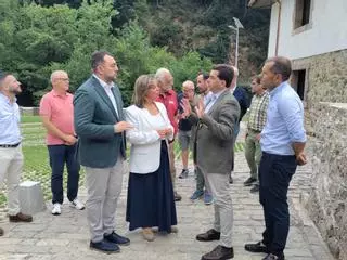 El nuevo aparcamiento en la finca Les Llanes