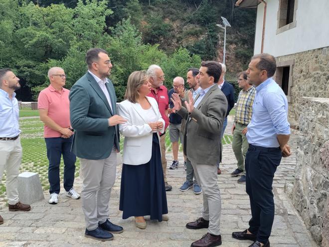 El nuevo aparcamiento en la finca Les Llanes