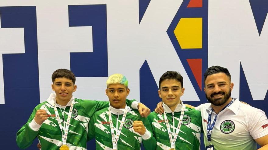 Córdoba brilla en el Campeonato de España de muay thai con tres medallas del Ponce Team