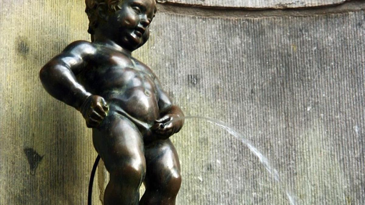 El Manneken Pis, en Bruselas