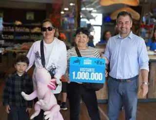 Visitante un millón en el Acuario