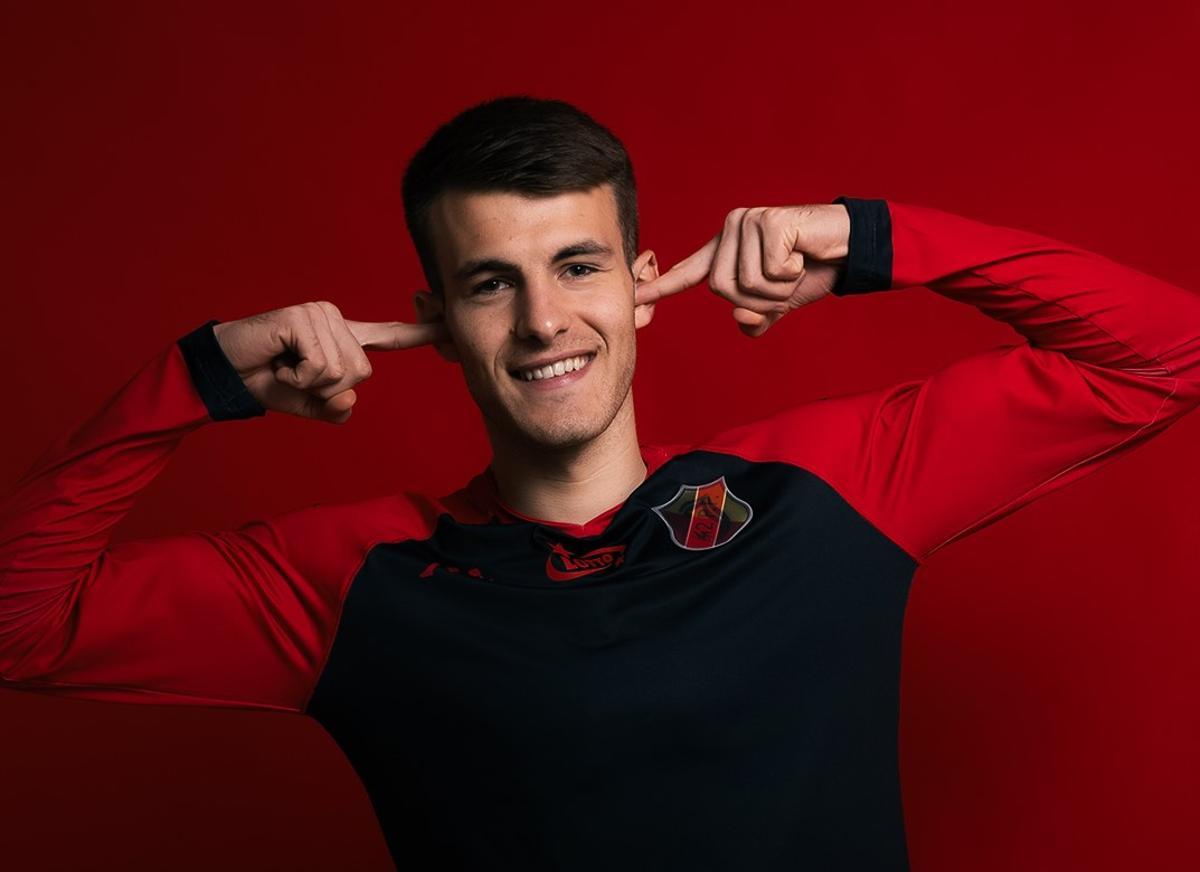 Bazdar en la celebración de los goles preparada por el Jagiellonia.