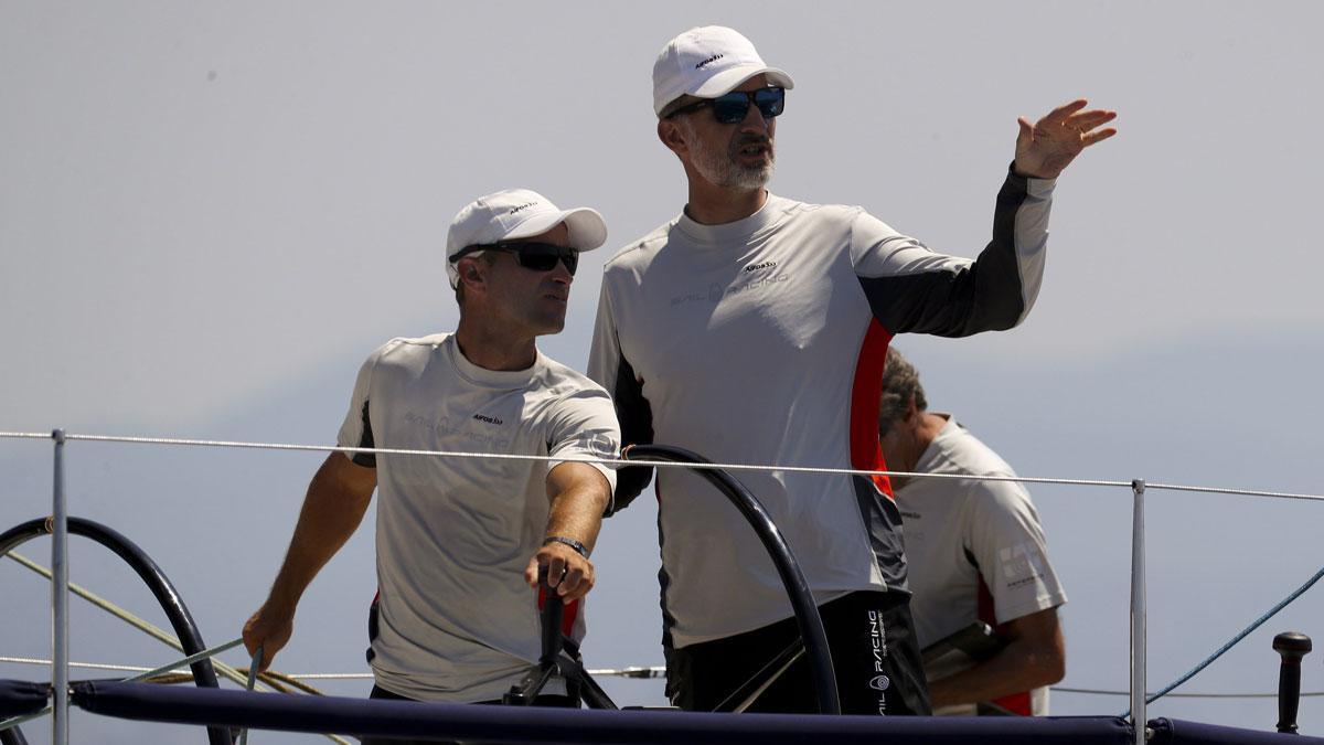 Felipe Vi, de regata en Mallorca.