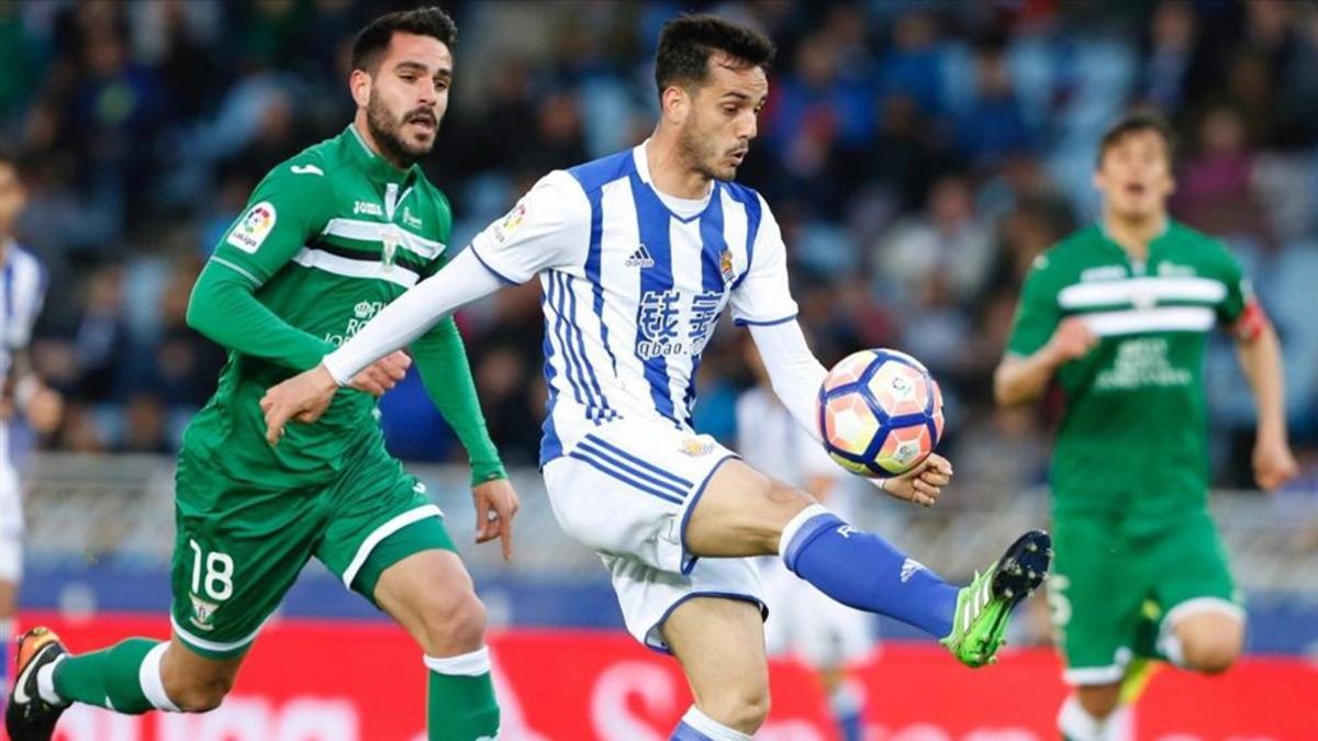 Juanmi salvó un punto para la Real en su duelo contra el Leganés