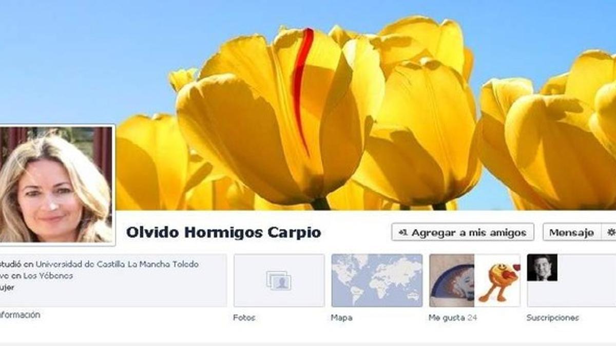 La página de Facebook de la concejala socialista del Ayuntamiento de Los Yébenes (Toledo) Olvido Hormigos Carpio.