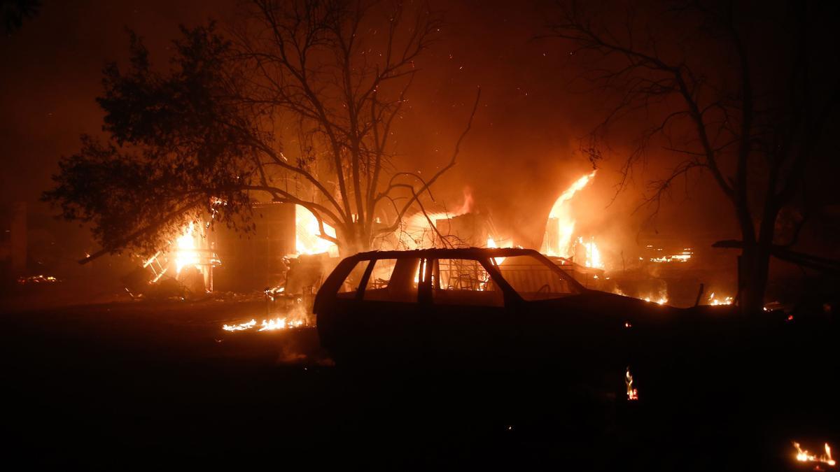 Incendio en Atenas