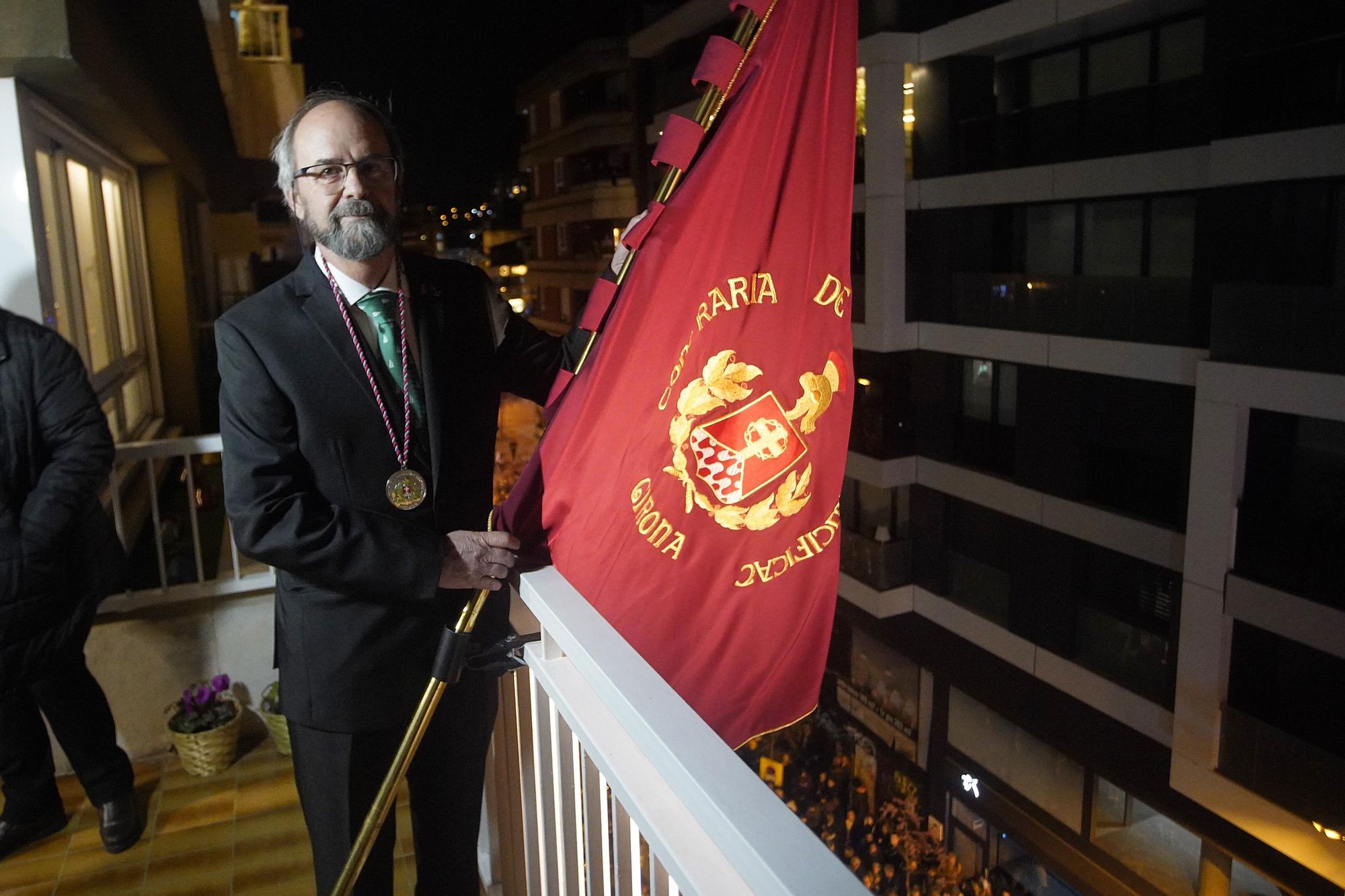 Els Manaies de Girona entreguen el Penó a Joan Alenyà