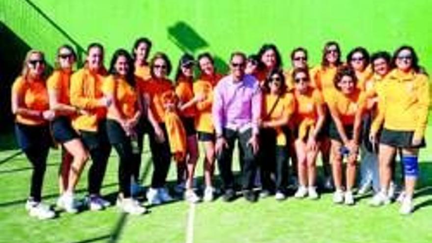 Equipos femeninos de pádel del Club de Tenis Cabezarrubia