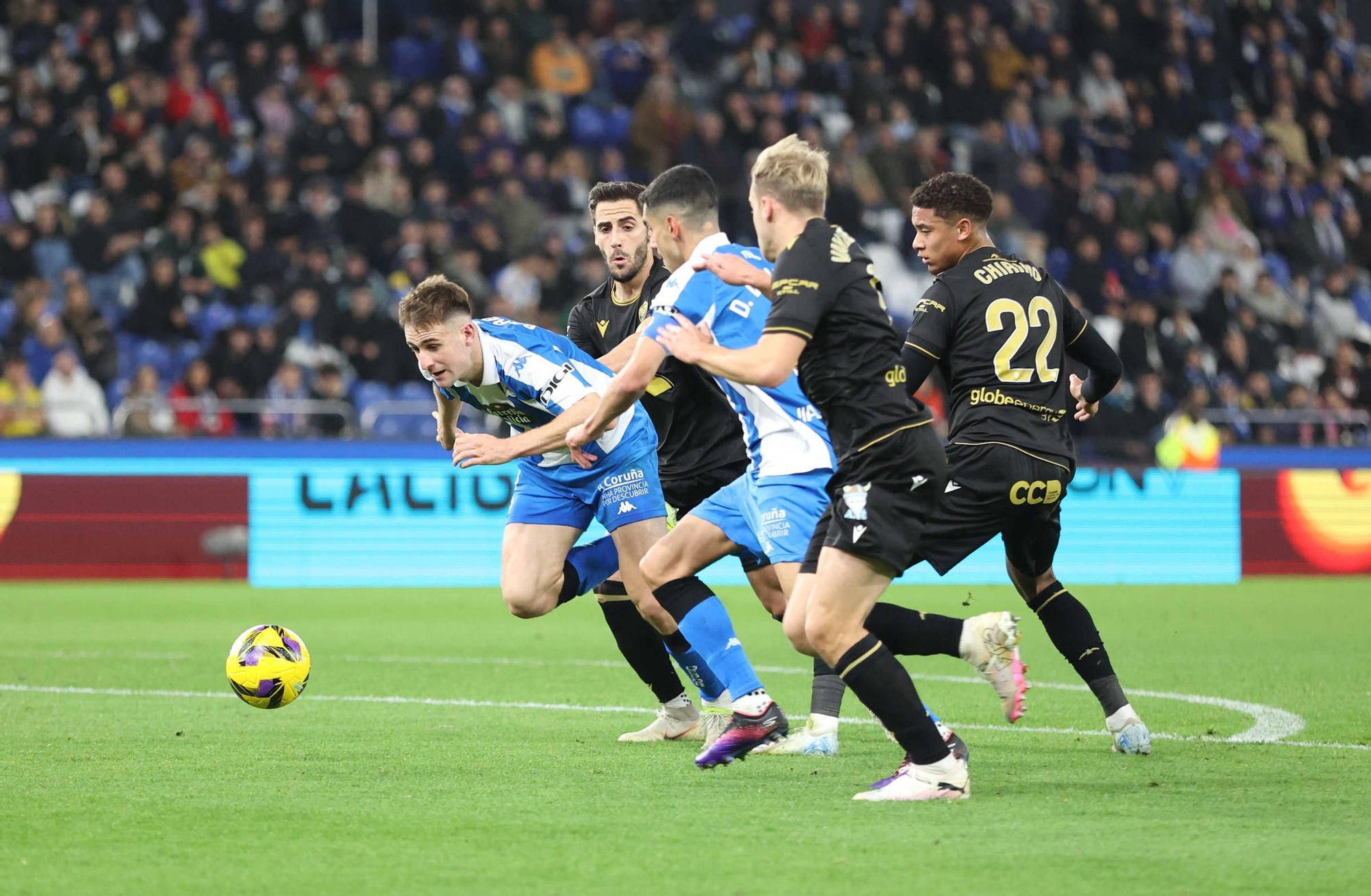 El Dépor golea al Castellón en Riazor (5-1)