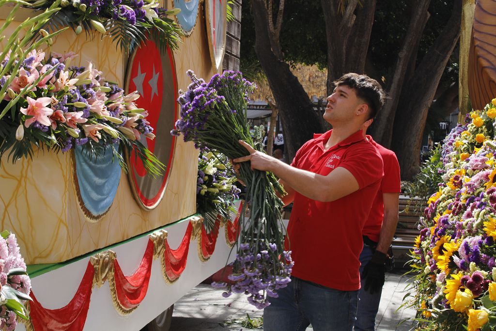 Estas son las carrozas que podrás ver esta tarde en el desfile de la Batalla de las Flores