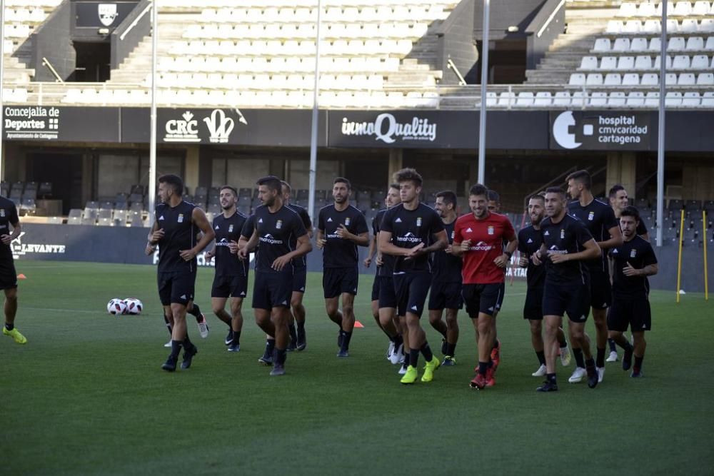 Entrenamiento del FC Cartagena en el Cartagonova (07/06/2019)