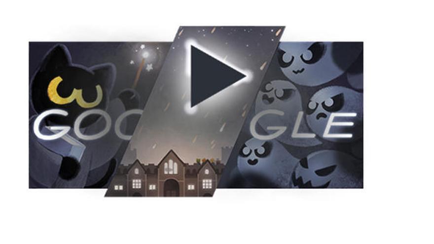 Doodle invita a jugar en Halloween.