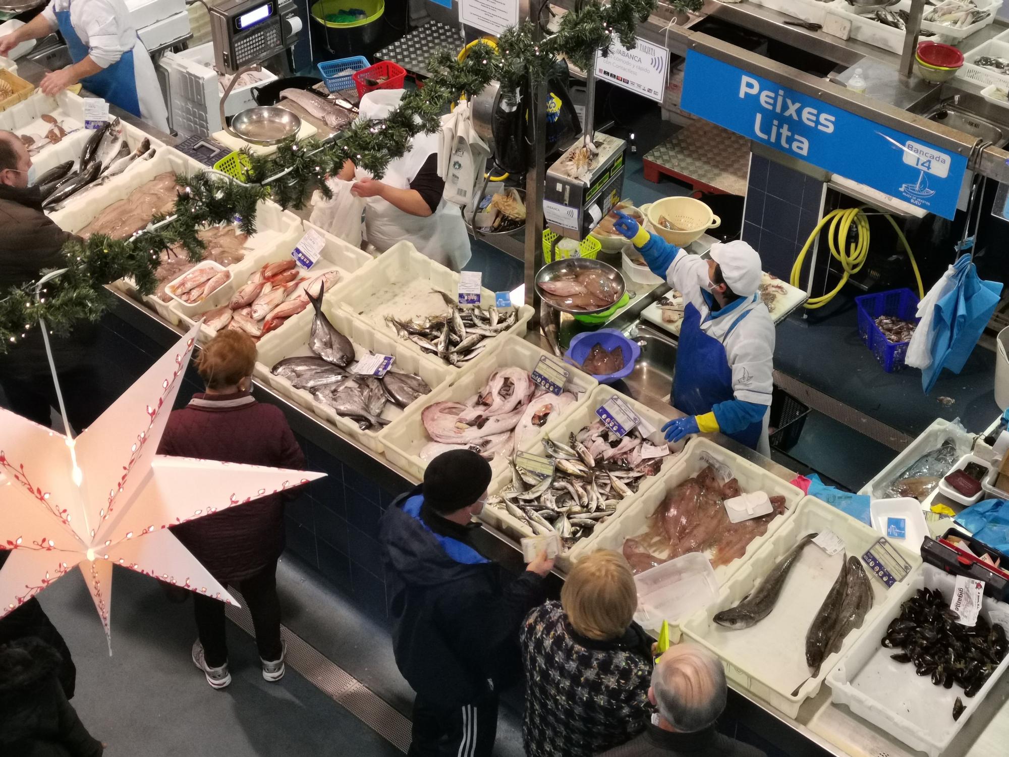 La cesta de la compra para la cena de Nochebuena - Faro de Vigo