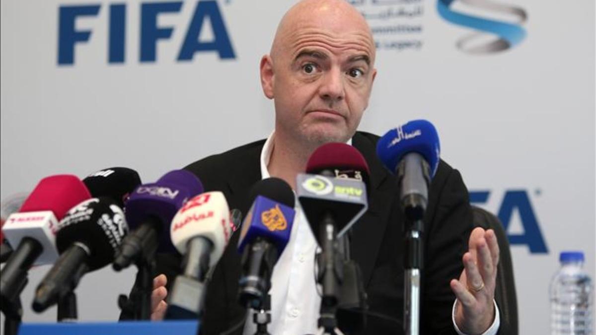 Gianni Infantino, presidente de la FIFA