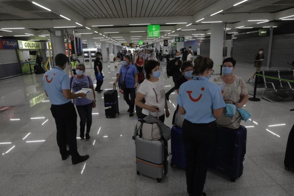 Llegan a Mallorca los primeros turistas alemanes postcoronavirus