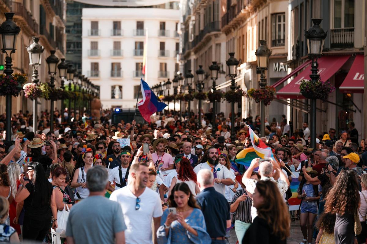 La marcha por el Día del Orgullo de Málaga 2024, en imágenes