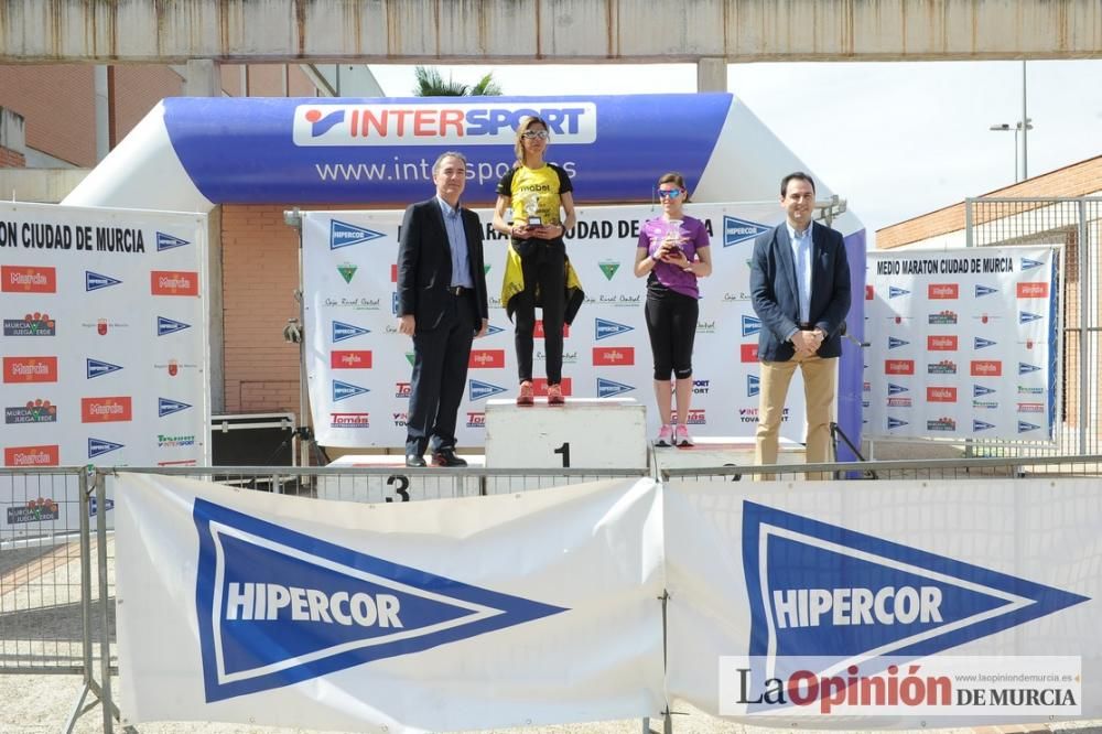 Media Maratón de Murcia: podios