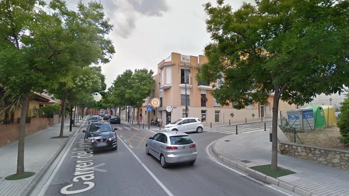 Imagen en Google Maps de la calle Rondalla de Rondalles de Ontinyent.