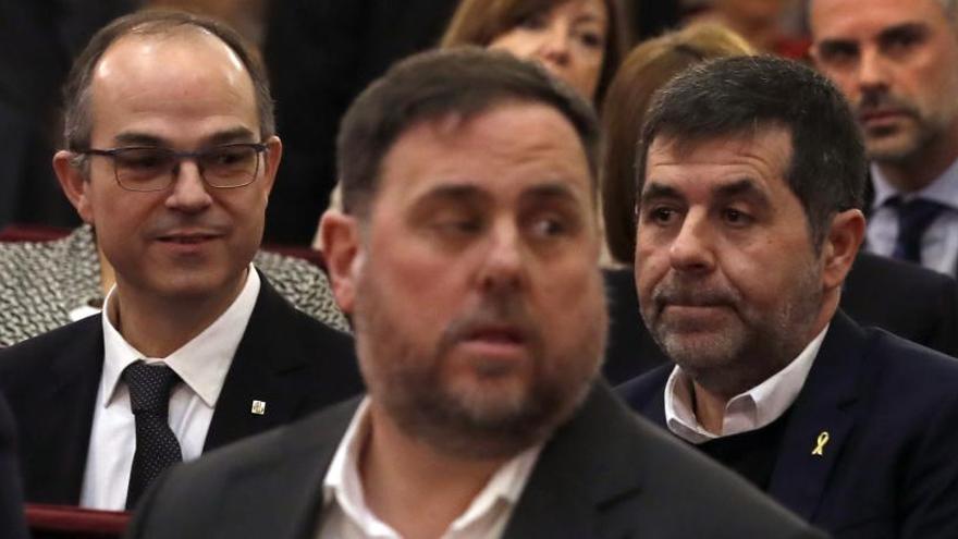 Turull, Junqueras i Sànchez.