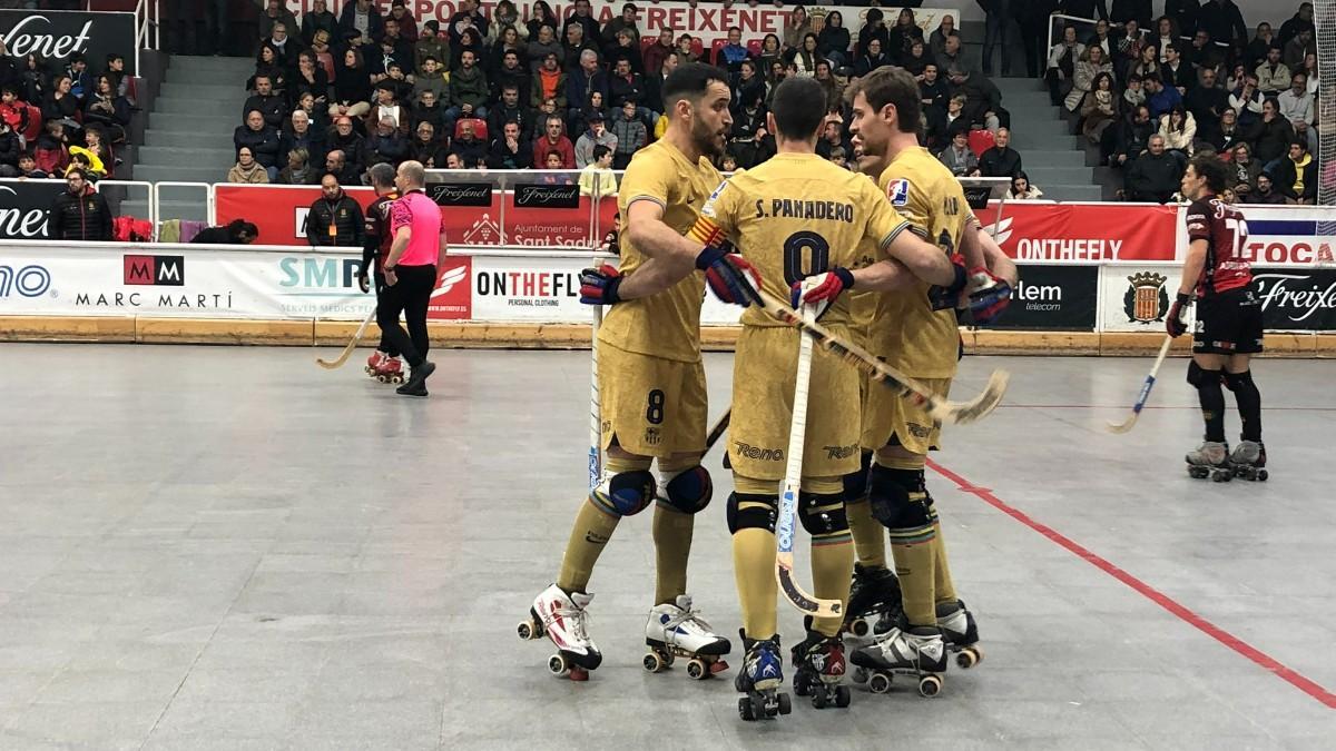 El Barça se impuso en la pista del Noia