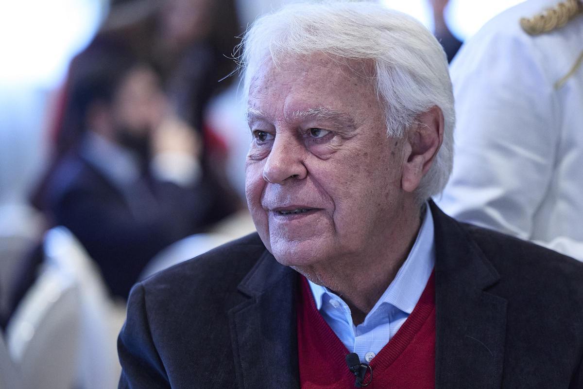 El expresidente del Gobierno Felipe González, durante la celebración de los Desayunos del Campo, a 11 de noviembre de 2025, en Madrid (España).