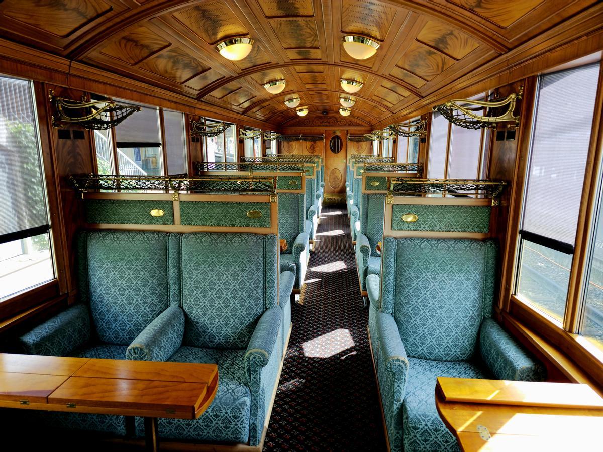 Los vagones del GoldenPass Belle Époque