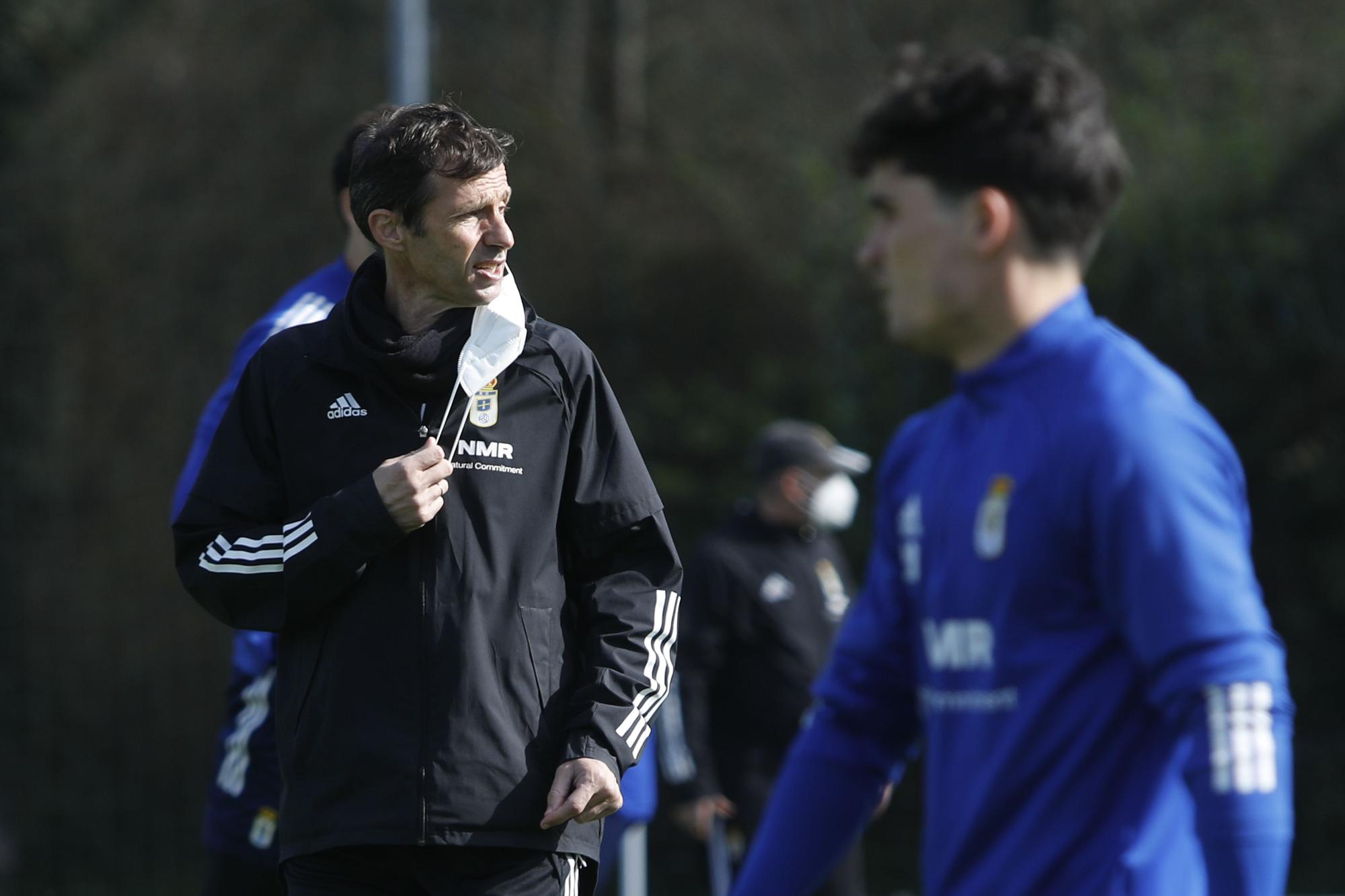 El entrenamiento del Oviedo