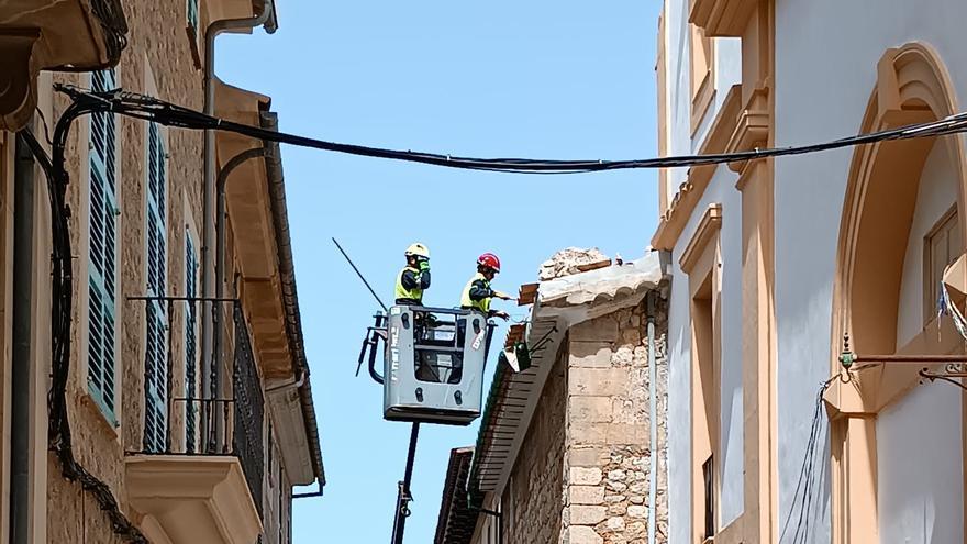 Se derrumba el teatro Defensora Sollerense