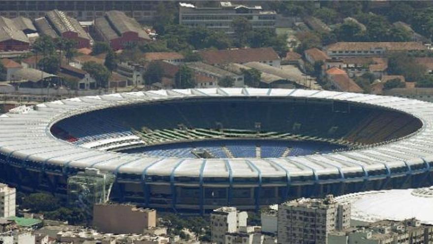 El mítico estadio Maracaná de Río de Janeiro, uno de los que albergará el Mundial de Fútbol de 2014.