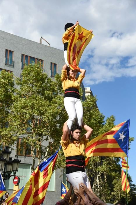 Bagencs a la concentració de Barcelona.