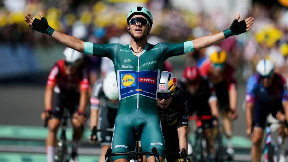 Jonathan Milan entra guanyador a Laval, en la primera victòria en el debut al tour
