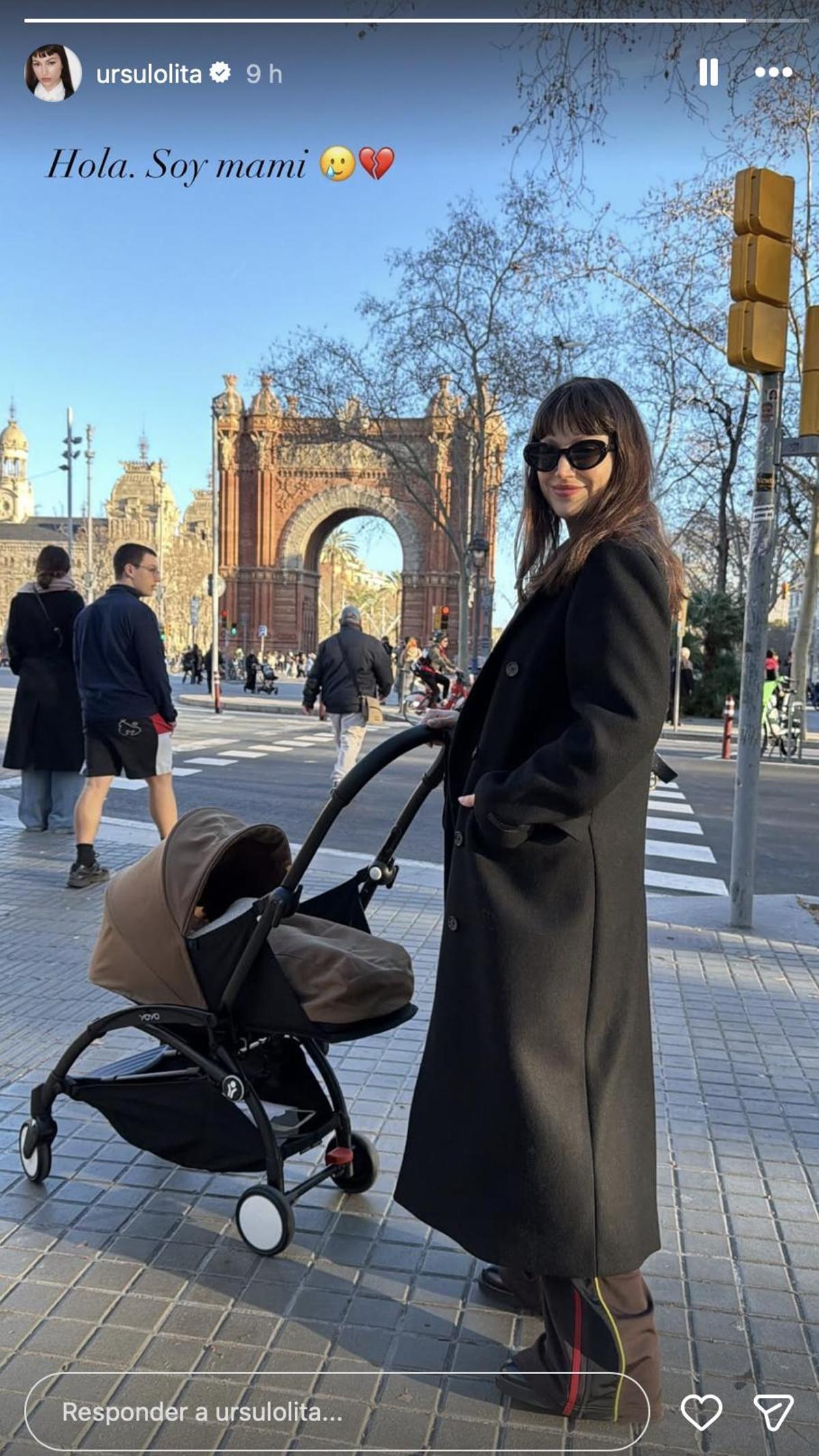 Úrsula Corberó está la mar de feliz con su hijo Dante