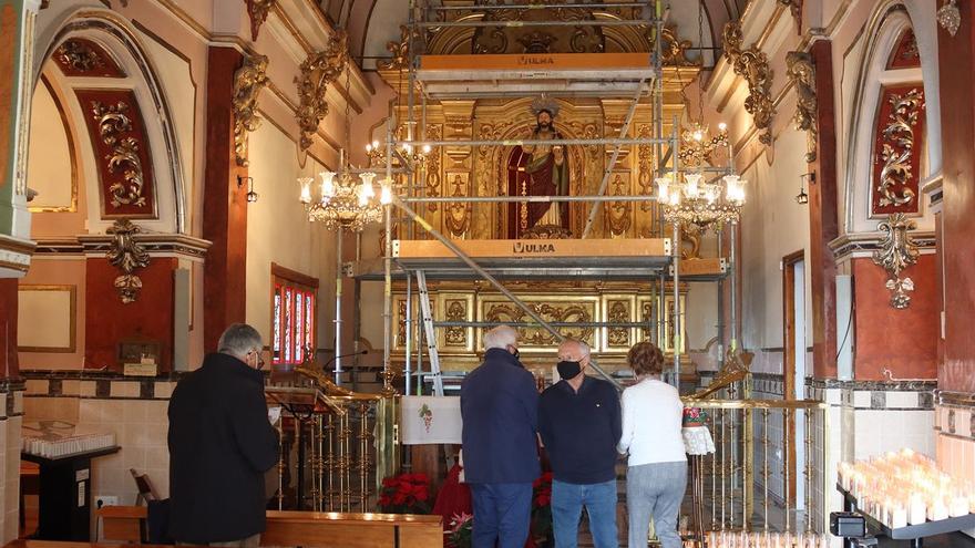 Onda inicia la restauración del retablo del ermitorio de El Salvador