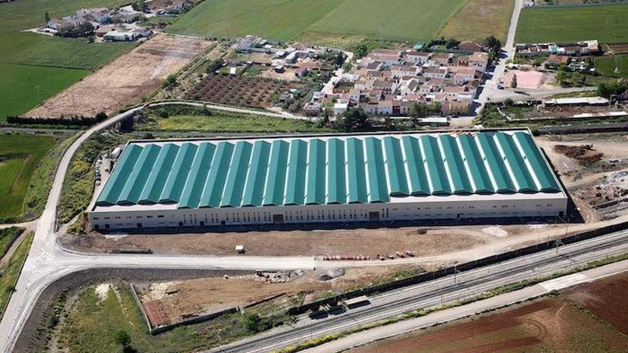 Imagen del Centro de Servicios Ferroviarios construido para el anillo ferroviario de Antequera.