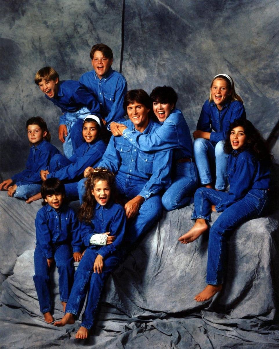 La familia Kardashian en los años 90