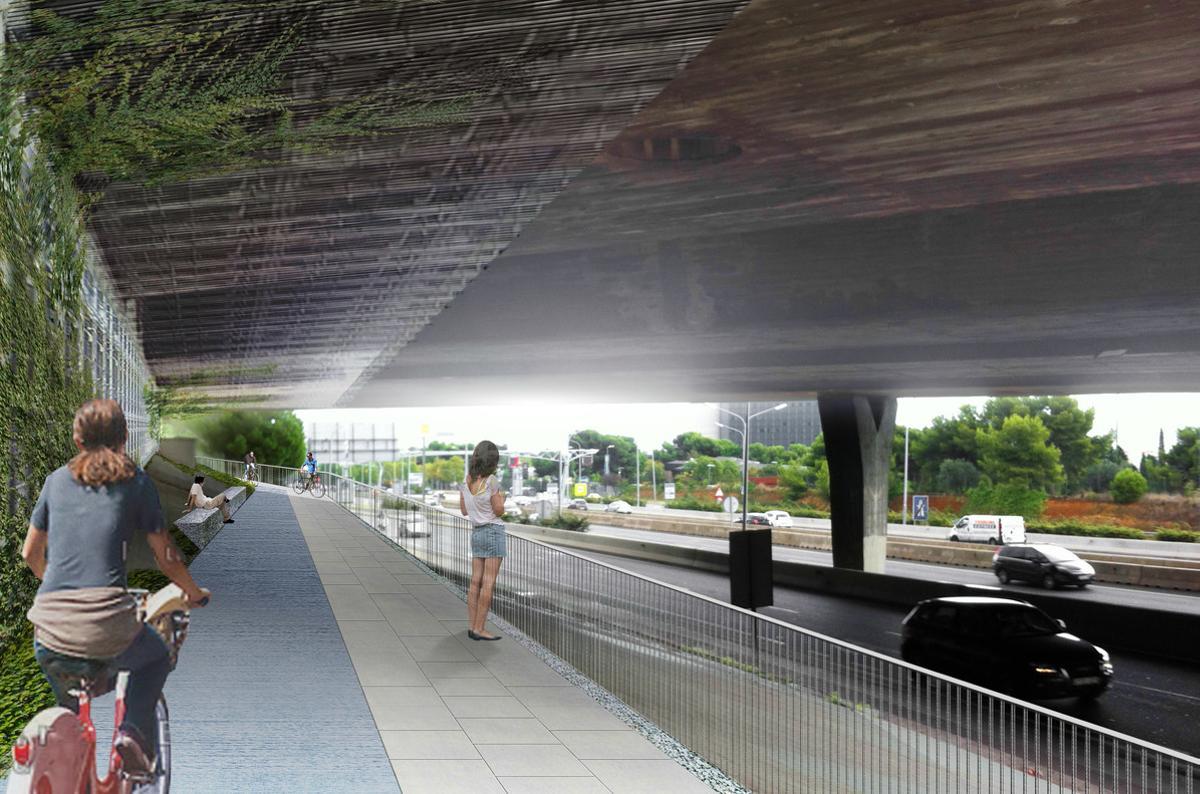 Carril bici Barcelona-Esplugues (3)