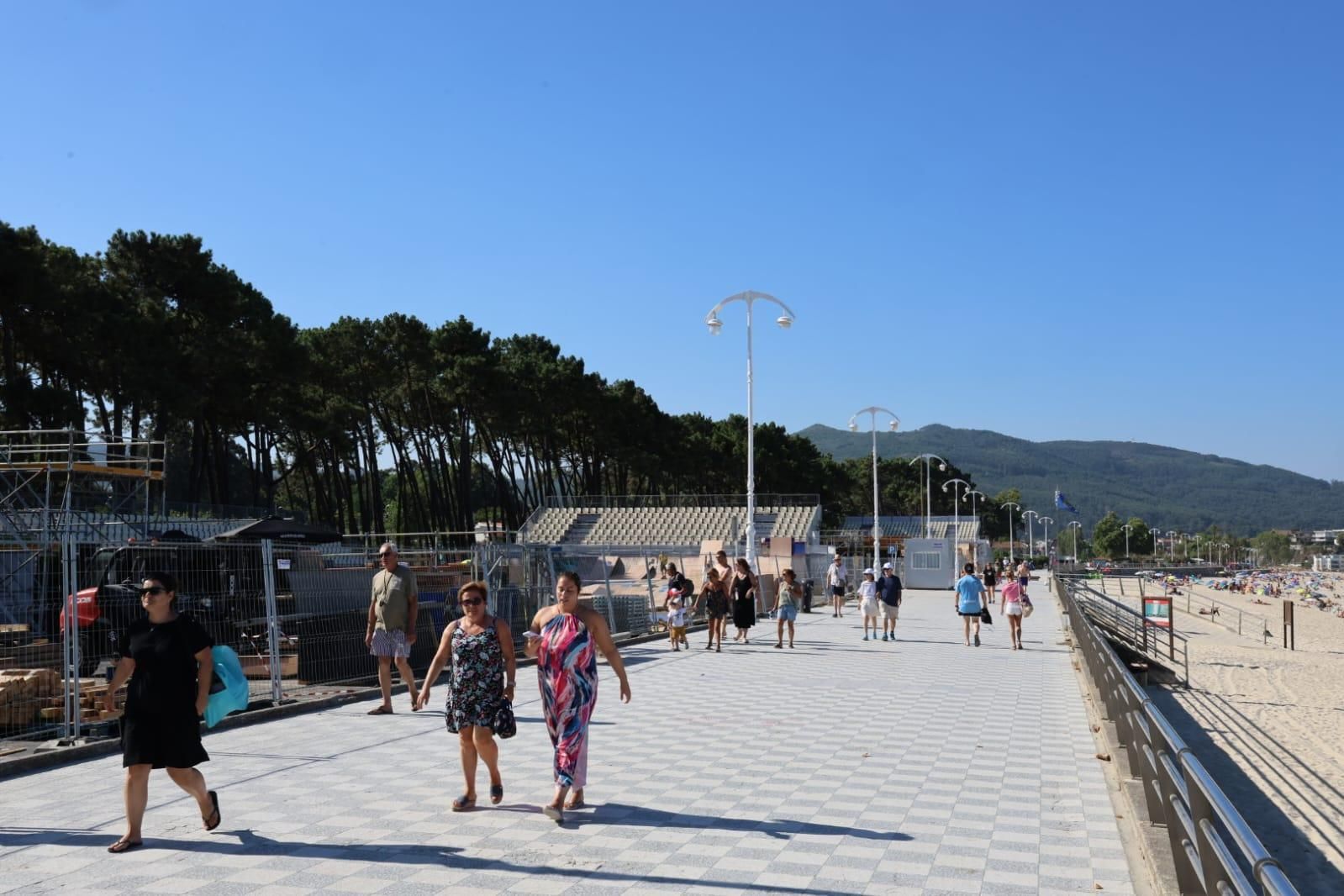 Restricciones de tráfico en Samil por el montaje de O Marisquiño