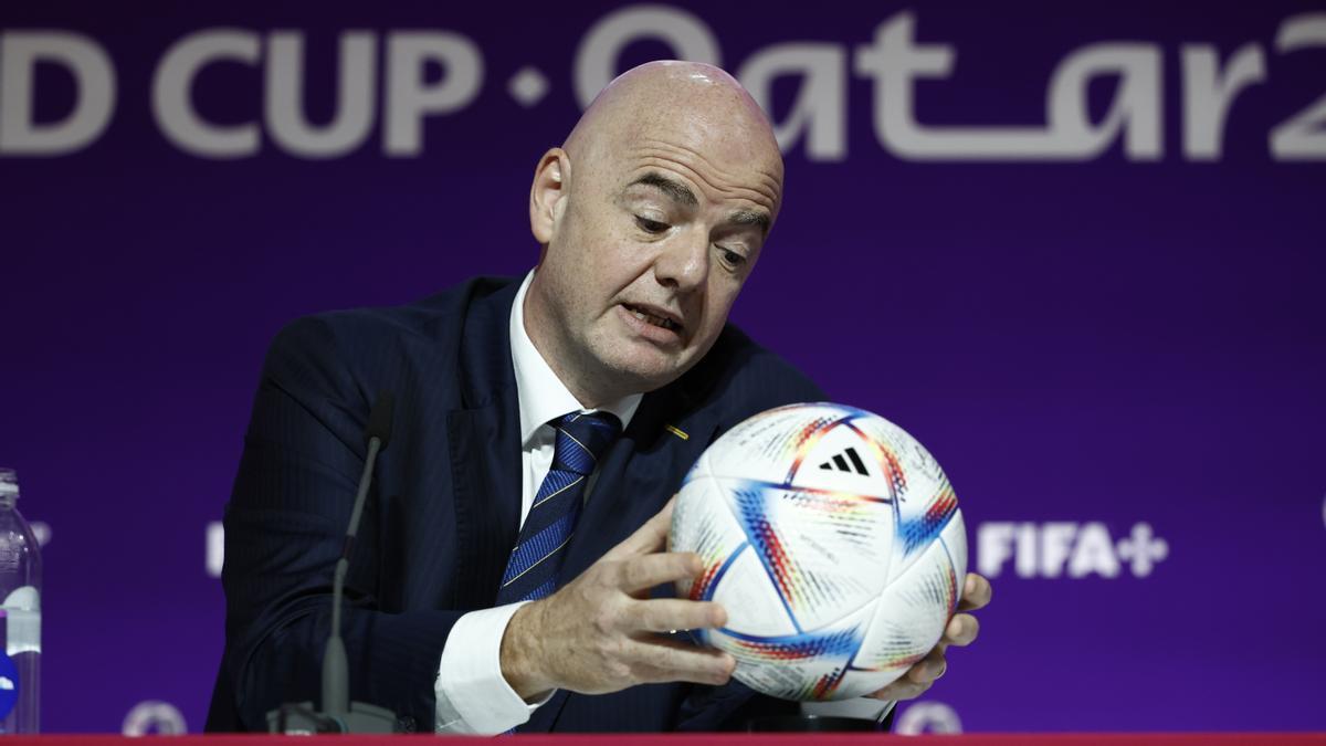 Rueda de prensa de Gianni Infantino