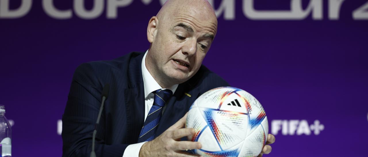 Rueda de prensa de Gianni Infantino