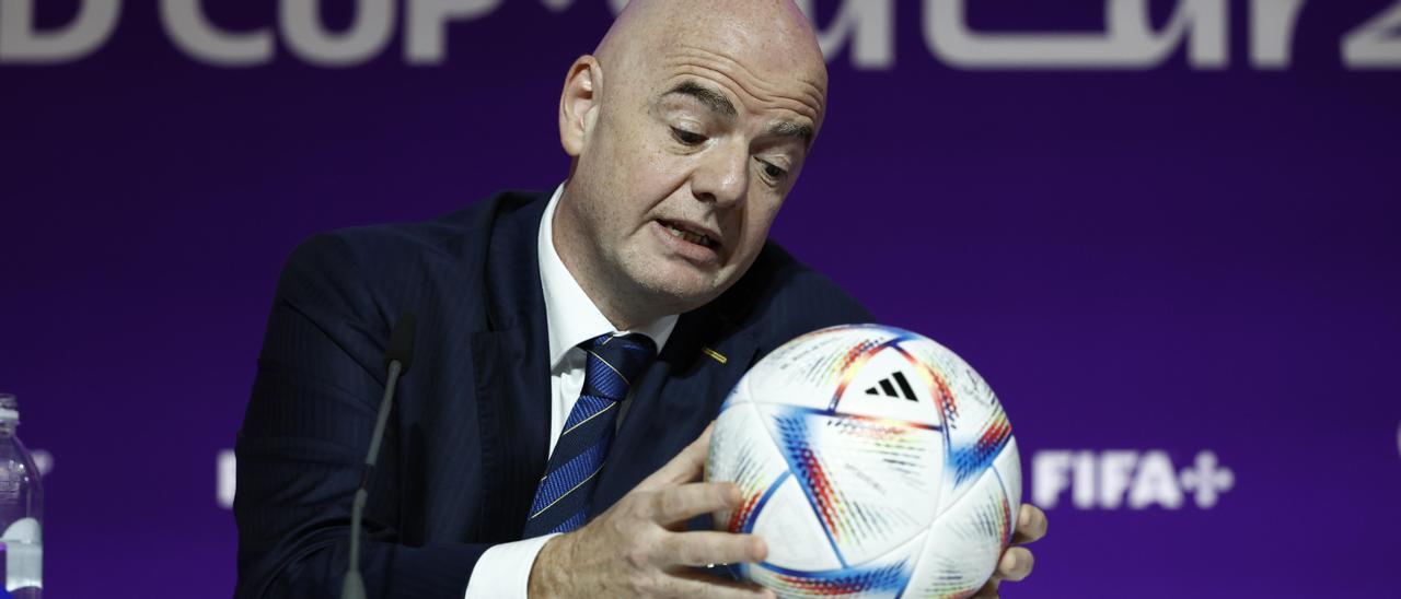 Rueda de prensa de Gianni Infantino