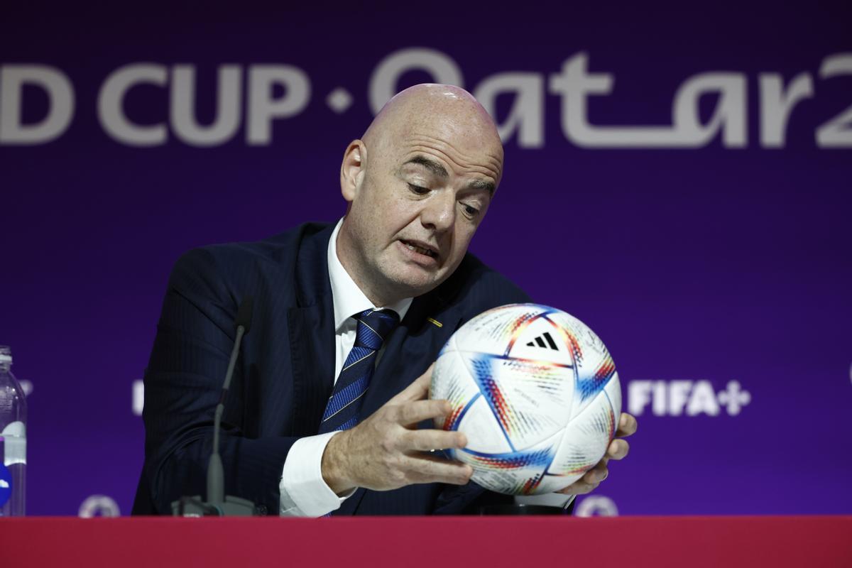Rueda de prensa de Gianni Infantino