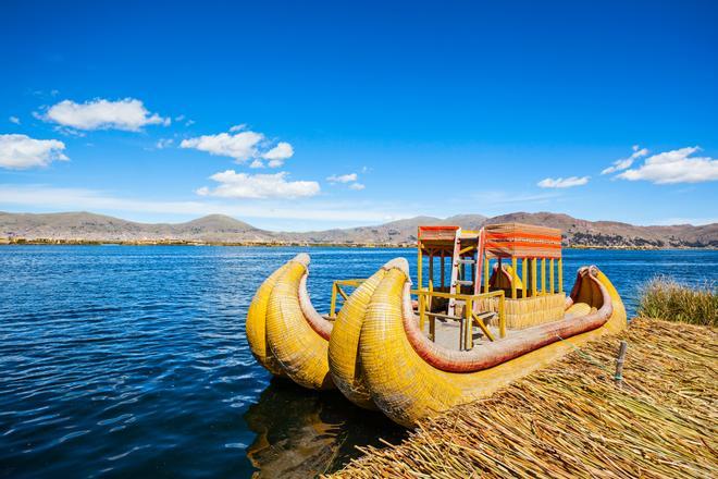Lago Titicaca barcas